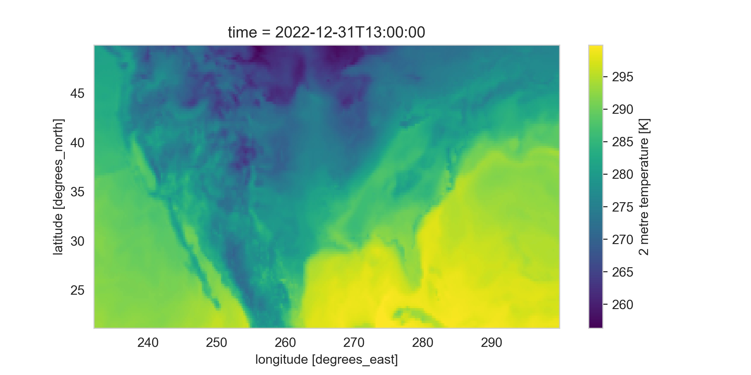 US Temperature Map